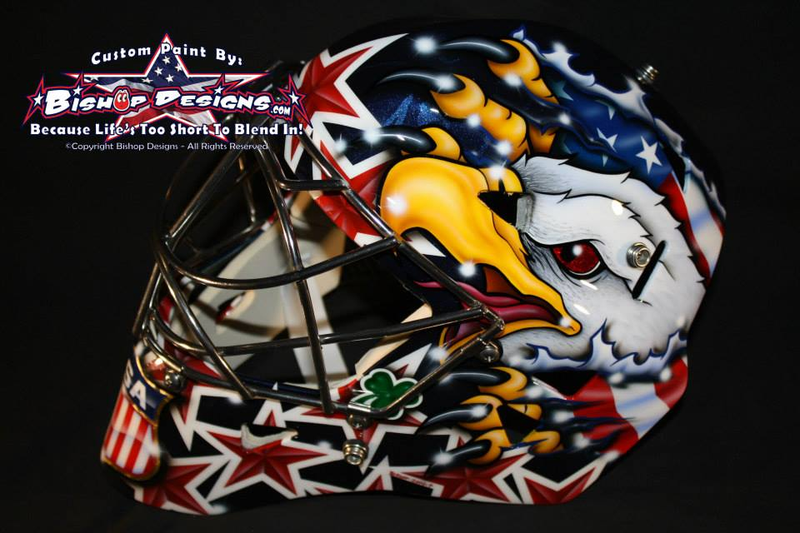 Illustration for article titled Ryan Miller's Olympic Mask Unveiled